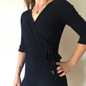 Navy Blue Romper